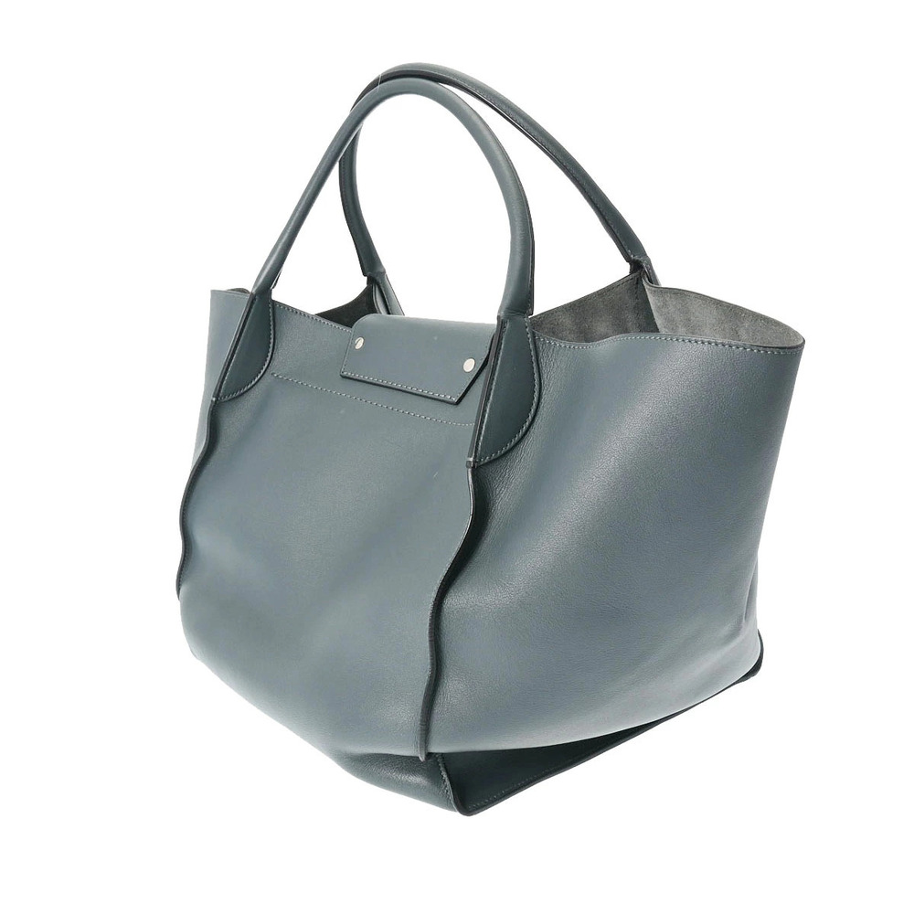 Celine Gray Leather Big Handbag Bag